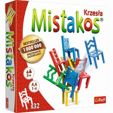 TREFL 02074 Gra Mistakos krzesł 4-os