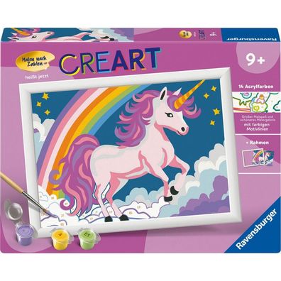 Ravensburger CreArt - Malen nach Zahlen 23996 - Pinkes Einhorn - ab 9 Jahren