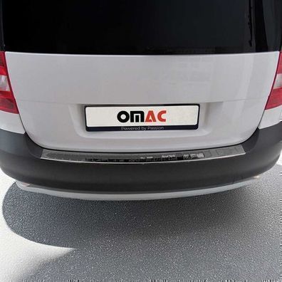 Ladekantenschutz Stoßstangenschutz für Skoda Yeti 2009-2013 Edelstahl Silber