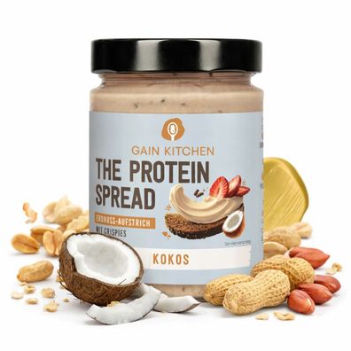Gain Kitchen Erdnussbutter Protein Creme 3x265g
