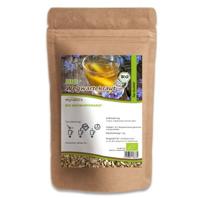 Mynatura Wegwartekraut Bio getrocknet & geschnitten – naturrein – in verschieden