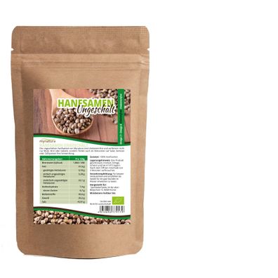 Mynatura Bio Hanfsamen ungeschält - 1kg