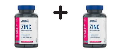 2 x Applied Nutrition Zinc Bisglycinate (90 Caps)