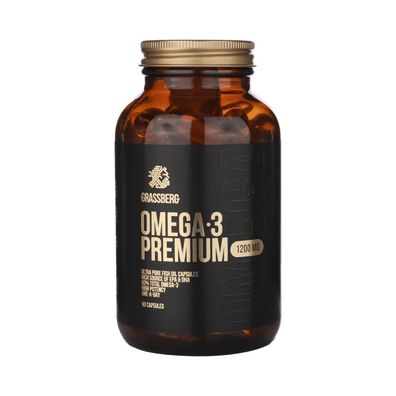 Grassberg Omega-3 Premium 1200mg (90 caps)