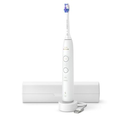 Philips Elektrische Zahnbürste, ovaler Bürstenkopf, Drucksensor, Erinnerungsfunktion