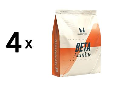 4 x Myprotein 100% Beta Alanine Amino Acid (500g)