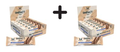 2 x Myprotein Impact Protein Bar (12x64g) Dark Chocolate Sea Salt