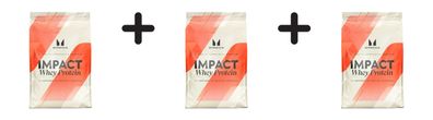 3 x Myprotein Impact Whey Protein (1000g) Natural Chocolate