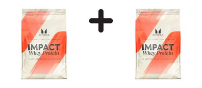 2 x Myprotein Impact Whey Protein (1000g)