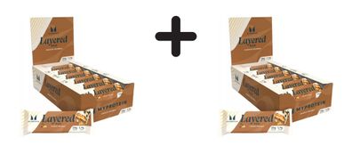 2 x Myprotein Layered Bars (12x60g) Cookie Crumble