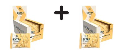 2 x Myprotein Max Protein Cookie (12x75g) White Chocolate Almond
