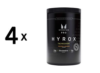 4 x Myprotein PRO x HYROX: The Recovery (16 Serv) Orange and Mango