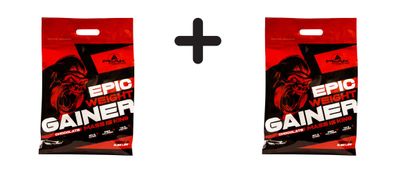 2 x Peak Epic Weight Gainer (4500g) Chocolate