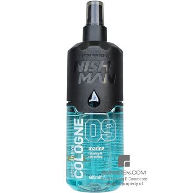 NishMan/After Shave Cologne 09 "Marine" 400ml/Bartpflege/Gesichtspflege