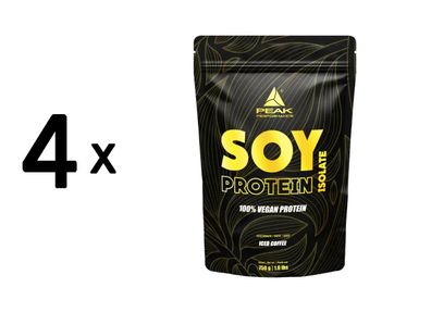 4 x Peak Soy Protein Isolate (750g) Iced Coffee