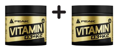 2 x Peak Vitamin D3 + K2 (120)