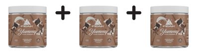 3 x Peak Yummy Flav Powder (100g) Chocolate Brownie