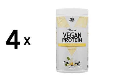 4 x Peak Yummy Vegan Protein (450g) Vanilla Cream