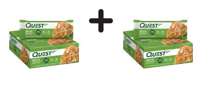2 x Quest Nutrition Quest Bars (12x60g) Apple Pie
