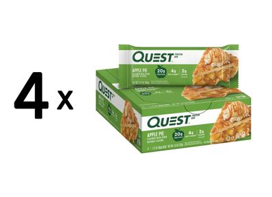 4 x Quest Nutrition Quest Bars (12x60g) Apple Pie