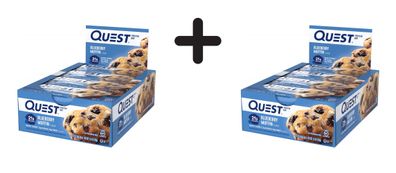 2 x Quest Nutrition Quest Bars (12x60g) Blueberry Muffin