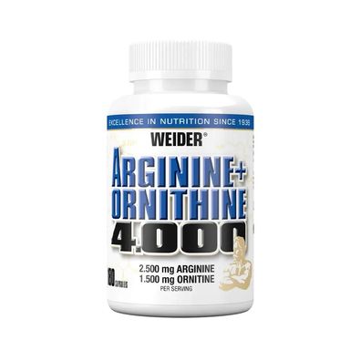 Weider Arginine + Ornithine 4000 (180 Caps)