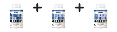 3 x Weider Arginine + Ornithine 4000 (180 Caps)