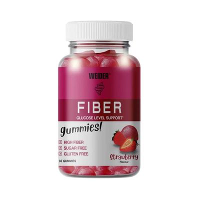 Weider Fiber Gummies (36) Strawberry