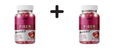 2 x Weider Fiber Gummies (36) Strawberry