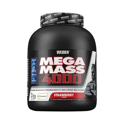 Weider Mega Mass 4000 (3000g) Strawberry