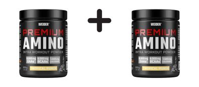 2 x Weider Premium Amino Powder (800g) Tropical Punch