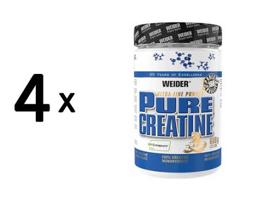 4 x Weider Pure Creatine (600g)