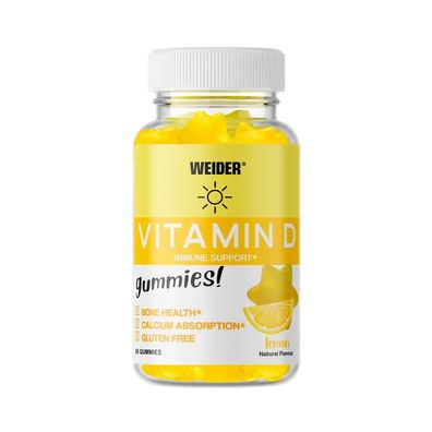 Weider Vitamin D Gummies (50) Lemon