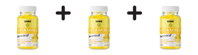3 x Weider Vitamin D Gummies (50) Lemon