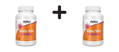 2 x Now Foods Daily Vits Multi (250 tabs)