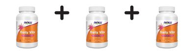 3 x Now Foods Daily Vits Multi (250 tabs)