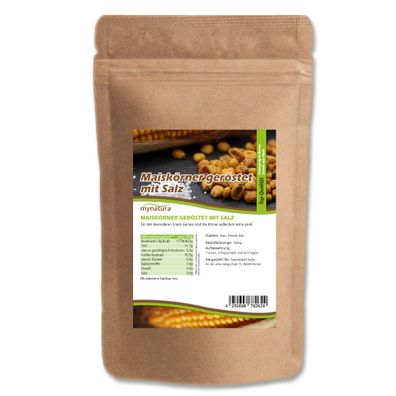 Mynatura geröstete Maiskörner mit Salz – 1000g