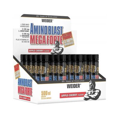 Weider Amino Blast Mega Forte (20x25ml) Apple-Cherry