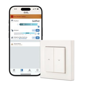 Eve Shutter Switch Matter Smarte Rollladensteuerung Thread App Sprachsteuerung
