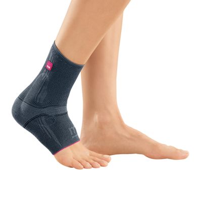 medi Levamed Sprunggelenkbandage unisex Silber Größe 4 beidseitig tragbar