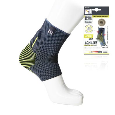Neo-G Achillessehnenbandage Active Plus mit Silikonkissen Knöchel Gr L