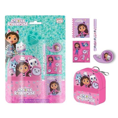 Gabbys Doll House Stationery Mini-Rucksack-Set