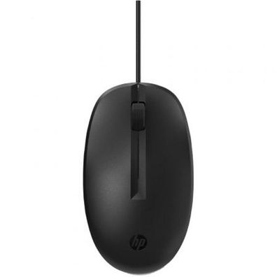 HP Maus 125 Kabelgebunden USB-A 3-Tasten Schwarz