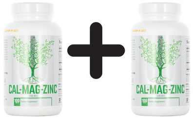 2 x Universal Nutrition Cal Mag Zinc - 100 tabs