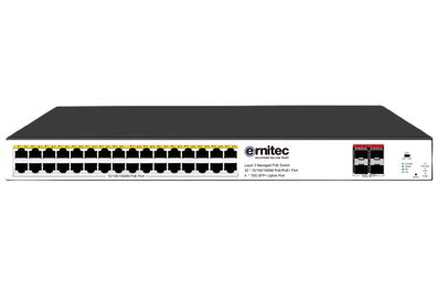 Ernitec Electra-m232-1gb-460w 36-Port Gigabit Managed PoE Switch 4x 10G SFP