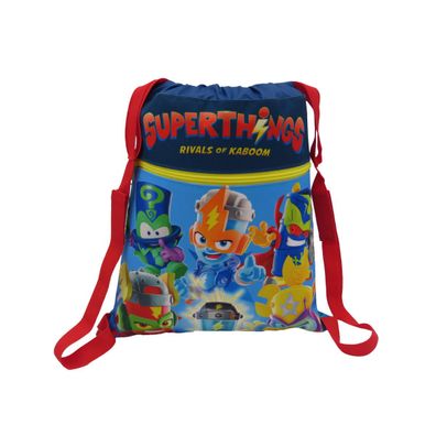 Superthings Mochila Saco Kids Sportbeutel Kinder Turnbeutel Schule Freizeit