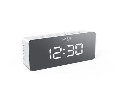 Adler AD 1189 Wecker mit Temperaturanzeige und LED-Display