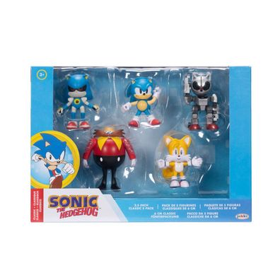 Sonic the Hedgehog Packung mit 5 Figuren, 6 cm