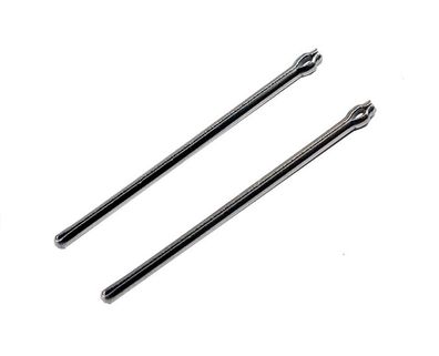 2 x Stift gespalten Open End Pin Splinte Ø 0,9mm für Metallarmbänder