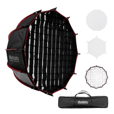 Multiblitz Deep Rota Softbox SF-65 Bowens Diffusor Grid Fotostudio Studiolicht